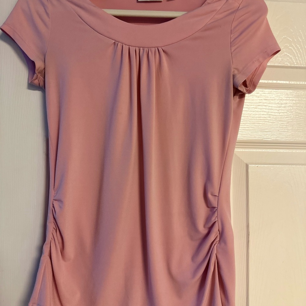 New York & Company Soft Pink Blouse